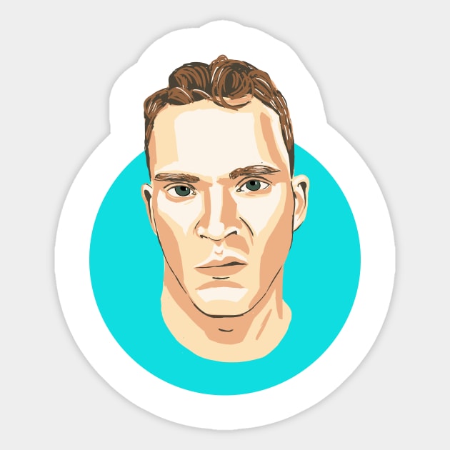 Jeremy Usborne Sticker by BobbyShaftoe